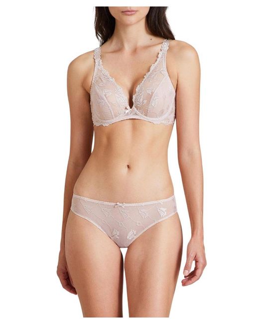 Aubade Brown Softessence Underwired Triangle Bra