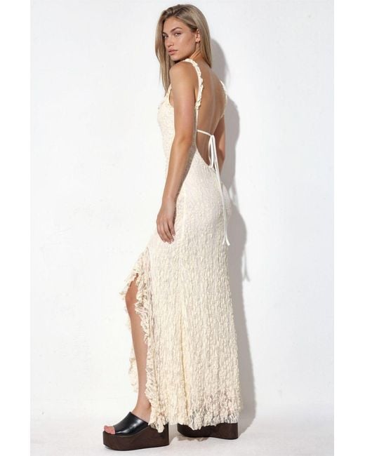 Hiccup Natural Lace Midi Dress