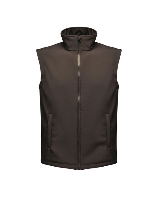 Regatta Brown Professional Ablaze Soft Shell Bodywarmer for men