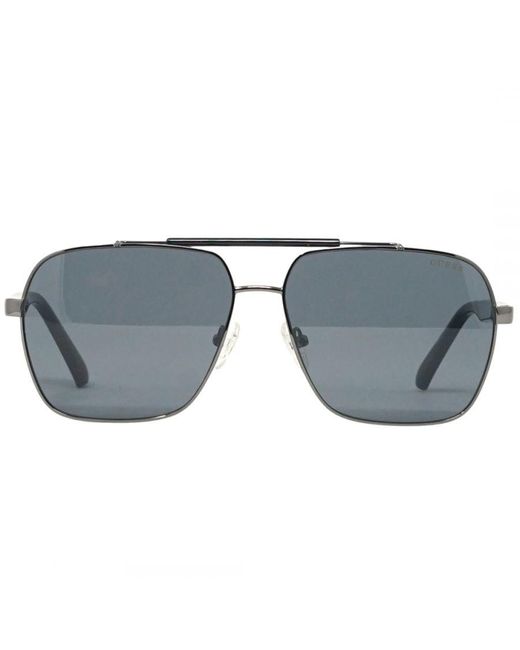Guess Blue Gf5111 08A Dark Sunglasses for men