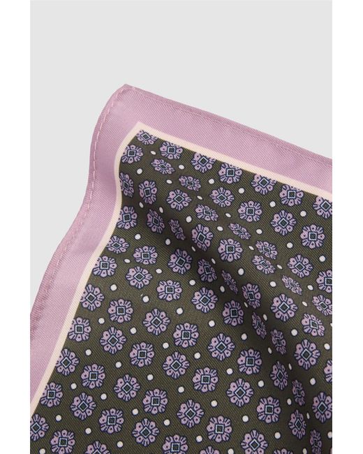 Alexandre Silver Label Multicolor Pocket Square for men