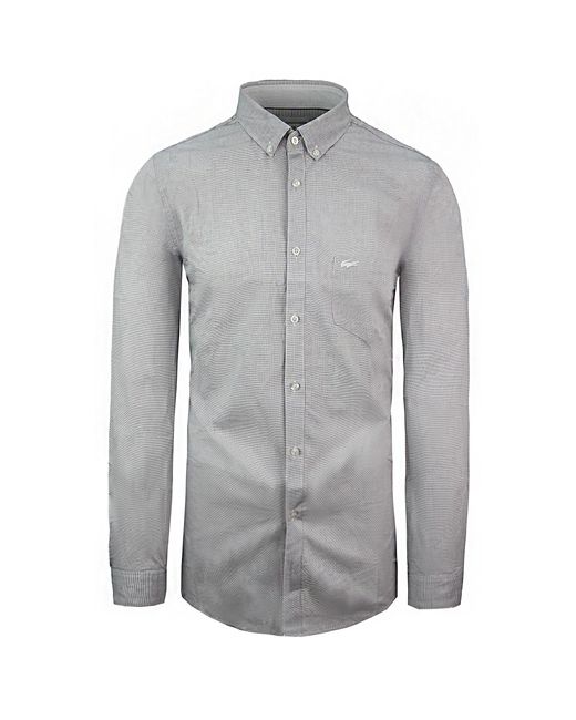 Lacoste Gray Regular Fit Shirt Cotton for men