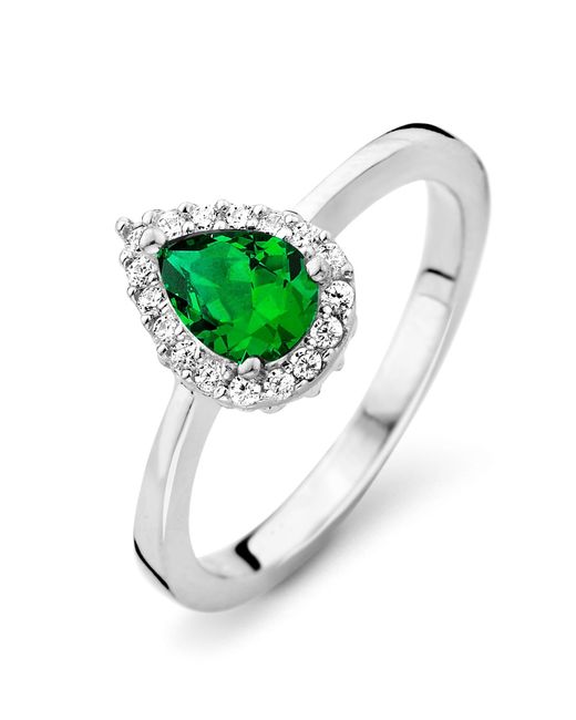 Orphelia Green 925 Sterling Ring