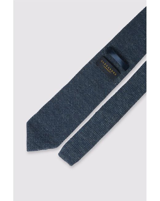 Alexandre Silver Label Blue Tie for men