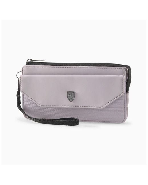 PUMA Gray Scuderia Ferrari Leder Wallet 053855 02
