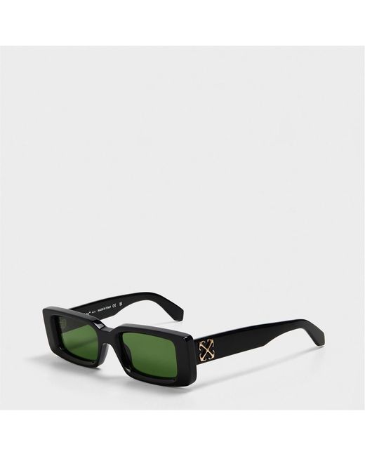 Off-White c/o Virgil Abloh Green Accessories Off Arthur Sunglasses for men