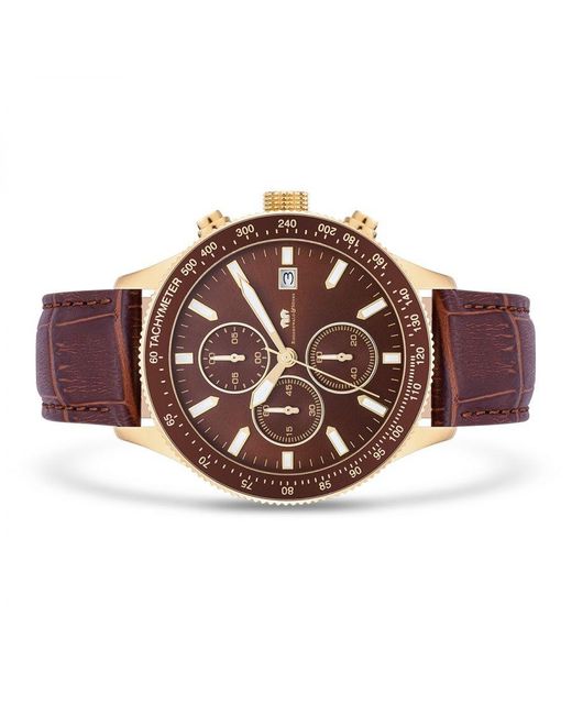 Rhodenwald & Söhne Metallic Stainless Steel Watch 43Mm for men