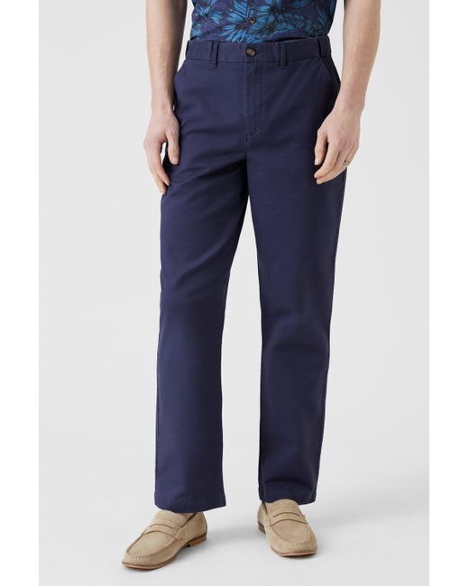 MAINE Blue Premium Chino Trouser for men