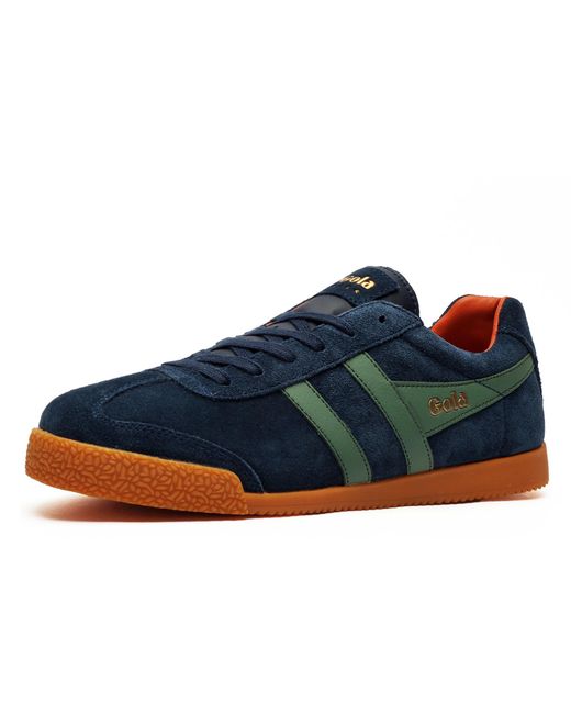 Gola Blue Classics Harrier Suede Trainers for men