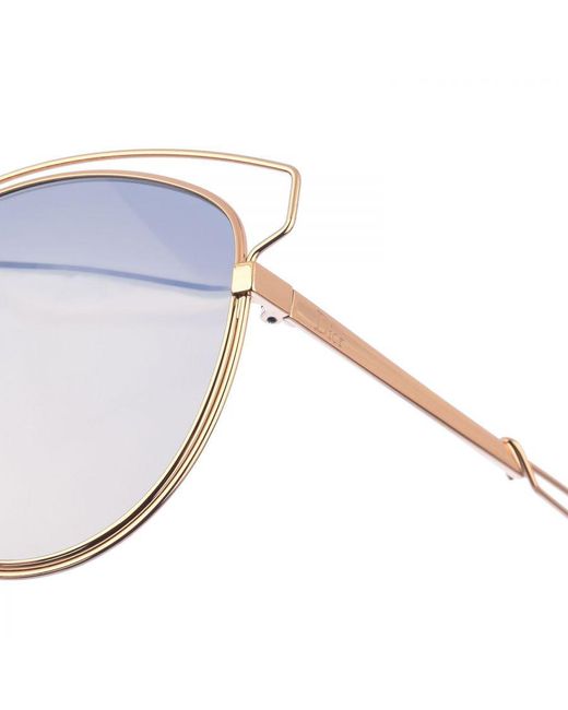 Dior Blue Sideral2 Butterfly-Shaped Metal Sunglasses for men