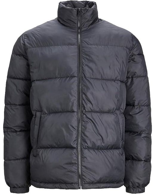 Jack & Jones Gray Puffer Jacket for men