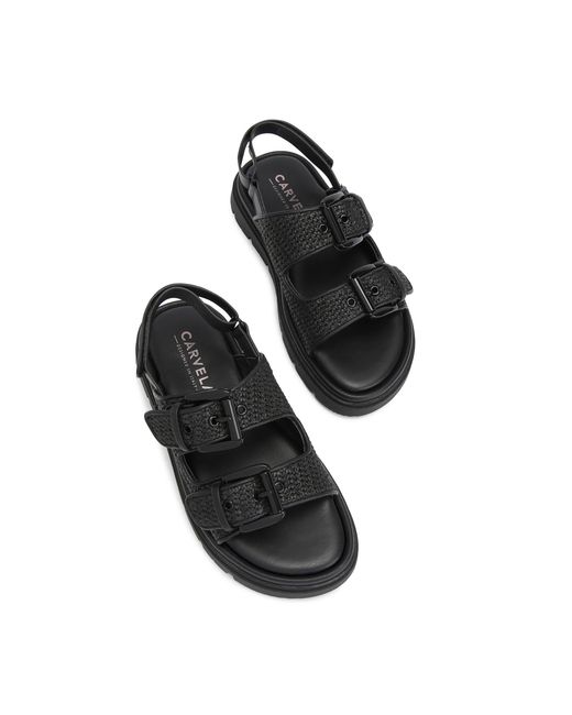 Carvela Kurt Geiger Black Pavilion Slingback Sandals