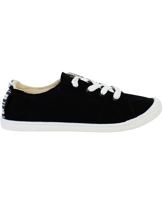 Roxy Black Rory Plimsolls Canvas