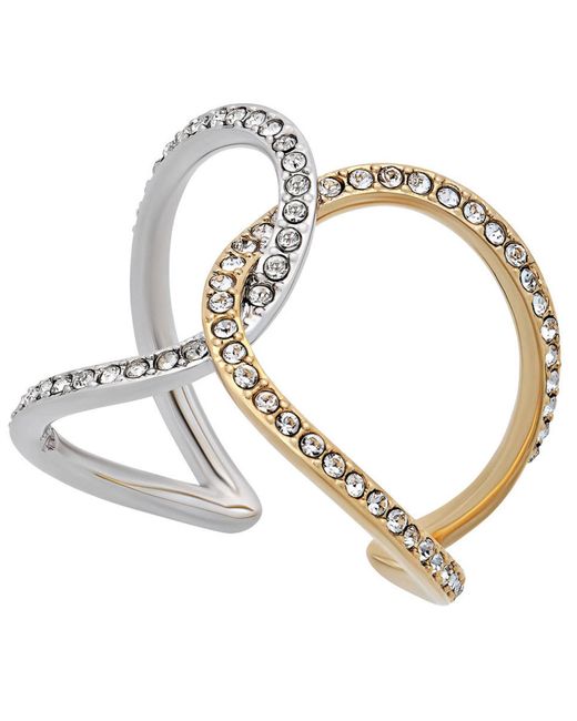 Swarovski Metallic Humming 5343741 Intertwined Ring For for men