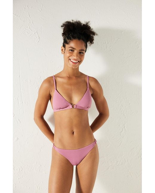 Penti Pink Low-Waist Hipster Bikini Bottoms