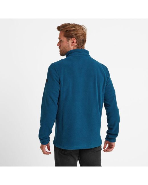 TOG24 Blue Revive Fleece Zip Neck for men