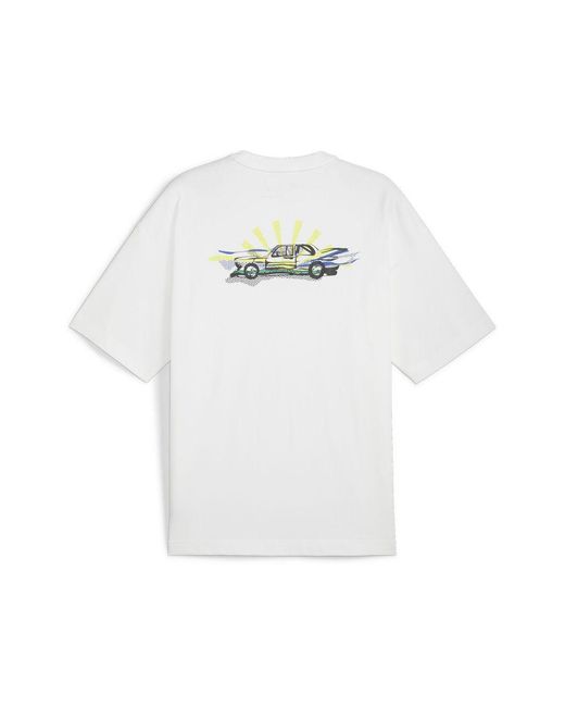 PUMA White Bmw M Motorsport Lichtenstein T-Shirt for men