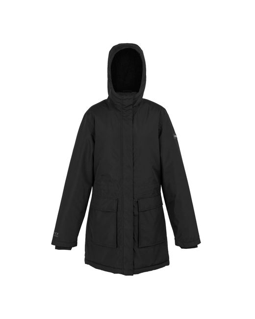Regatta Black Ladies Voltera Heated Waterproof Jacket Material_Synthetic