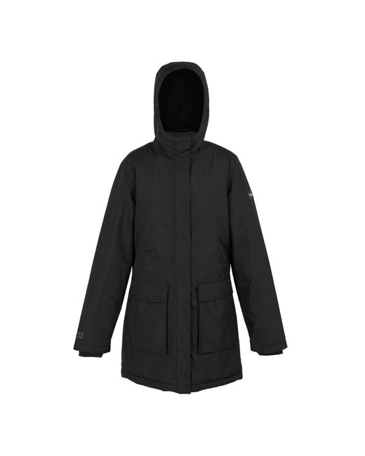 Regatta Black Ladies Voltera Heated Waterproof Jacket Material_Synthetic