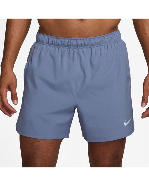Nike Blue Fit Challenger 5 Brief Lined Versatile Shorts for men