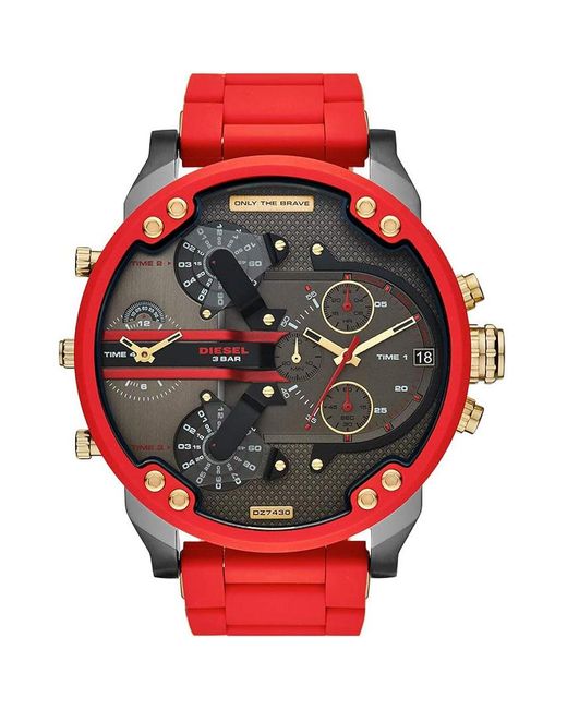 DIESEL Red Dz7430 Watch for men