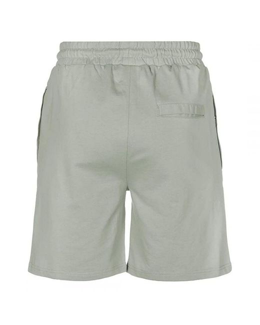 Nicce London Gray Stretch Waist Light Stylo Shorts 211 1 06 09 0341 Cotton for men