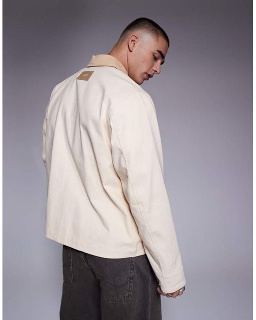 Sixth June Gray Contrast Collar Trucker Jacket Co-Ord for men
