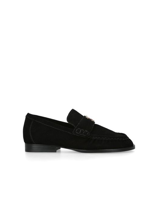 Steve Madden Black Suede Morgen Loafers