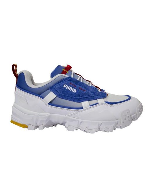 PUMA Blue Trailfox Overland X Sonic The Hedgehog Lace Up Trainers 373431 01 for men