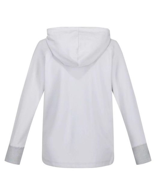 Regatta Gray Ladies Hartside Marl Lightweight Hoodie (Cyberspace Marl)