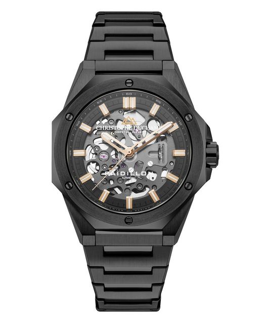Christophe Duchamp Black Rose Raidillon Skeleton Automatic 41Mm for men
