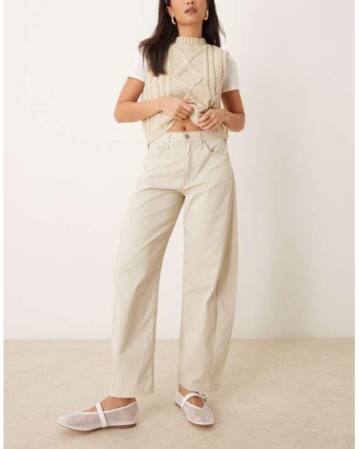 Abercrombie & Fitch Natural Barrel Balloon Pant