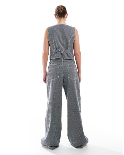 French Connection Gray Everett Denim Jeans Co-Ord