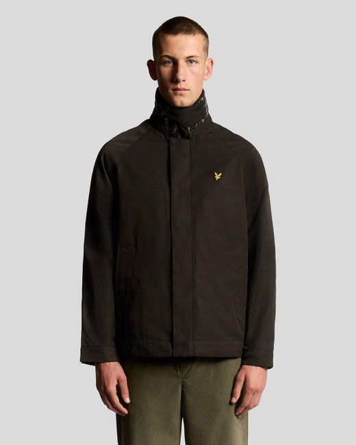 Lyle & Scott Black Lyle & Scott Hunting Jacket for men
