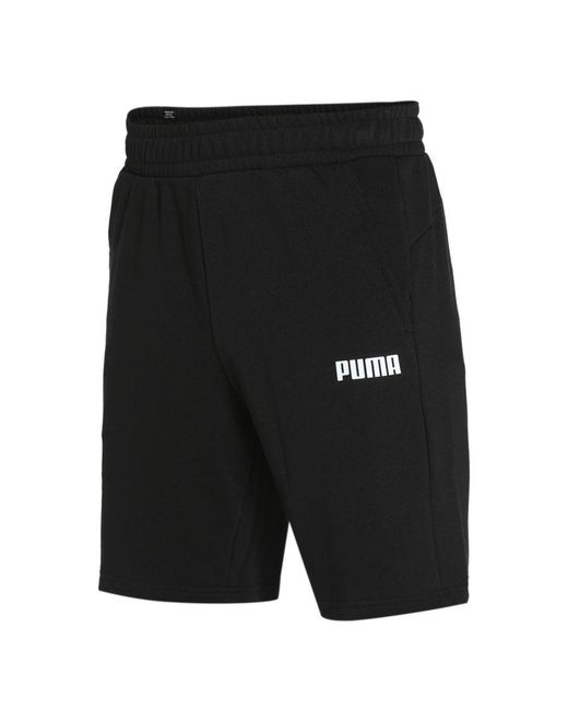 PUMA Black Essentials Sweat Shorts for men