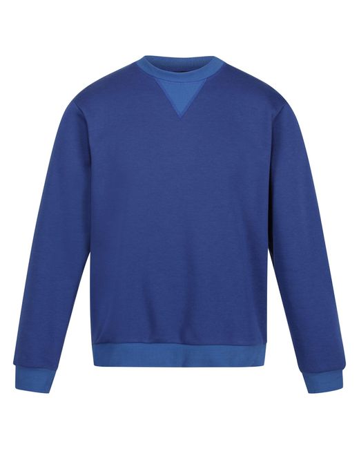 Regatta Blue Pro Crew Neck Sweatshirt (New Royal) for men