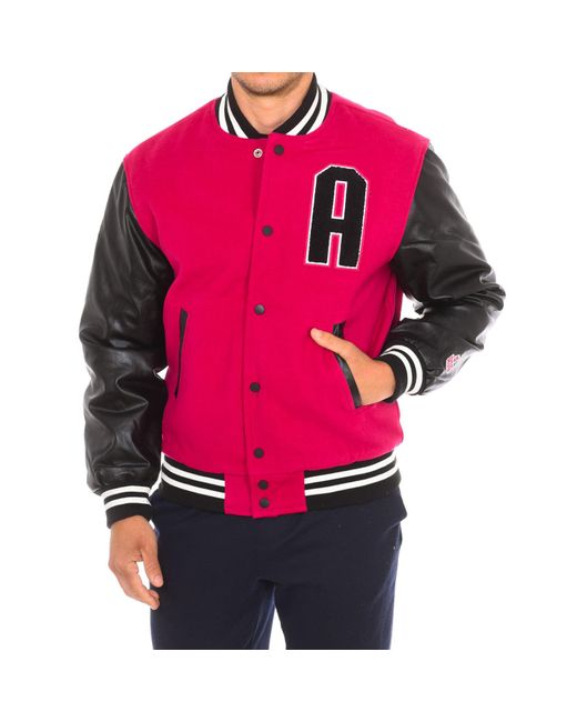 Attica Sporting Goods Red At-Fw22-023 Baseball Jacket for men
