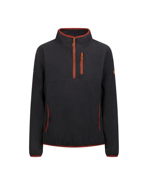 Trespass Black Ladies Tister At200 Fleece (Dark Flint)
