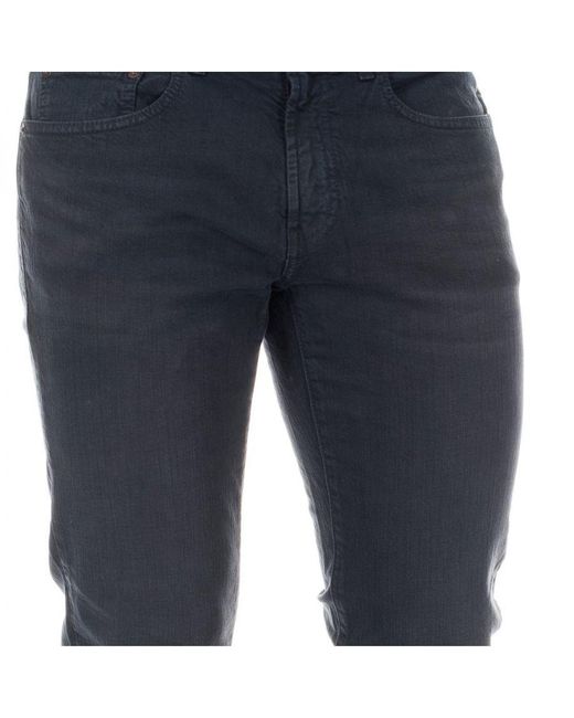 Nautica Blue Long Jeans With Breathable Fabric 5P3906 for men