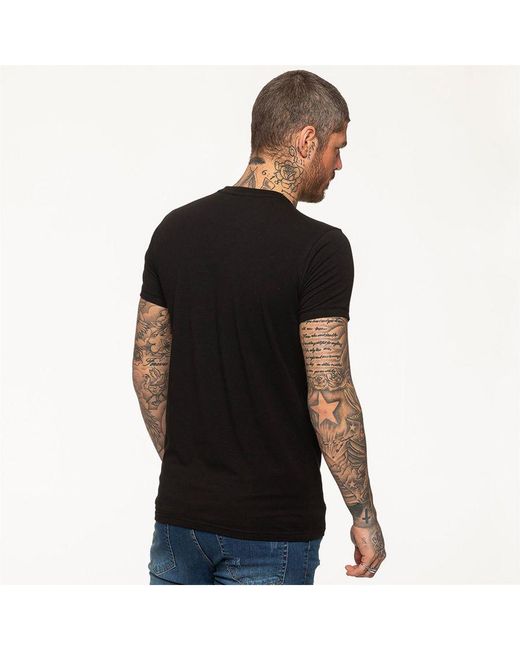 Enzo Black T-Shirt for men