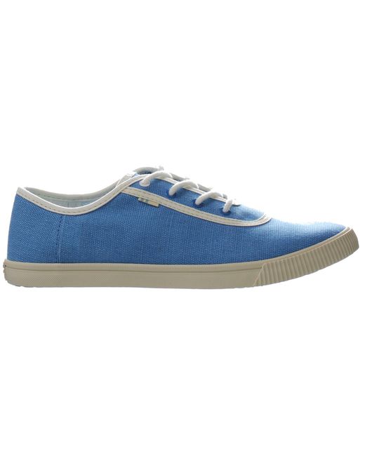 TOMS Blue Low Plimsolls Canvas