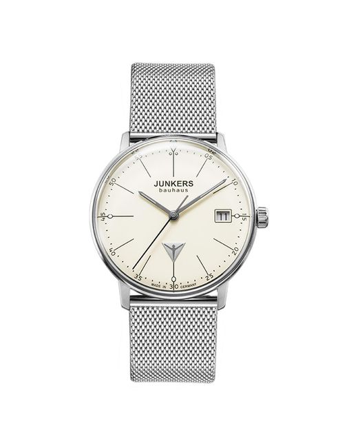 Junkers Original Metallic Bauhaus Ladies' Collection Quartz Watch With Steel Bracelet 6071M-5 Stainless Steel