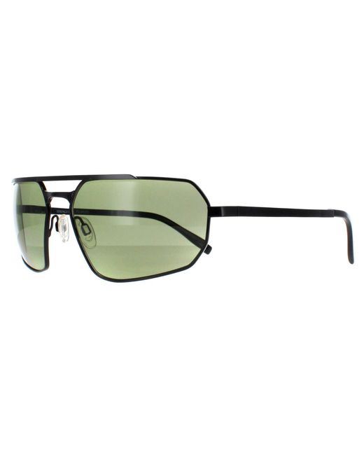 Serengeti Green Rectangle Shiny Transparent Layer Mineral Polarized 555Nm Hinkley for men