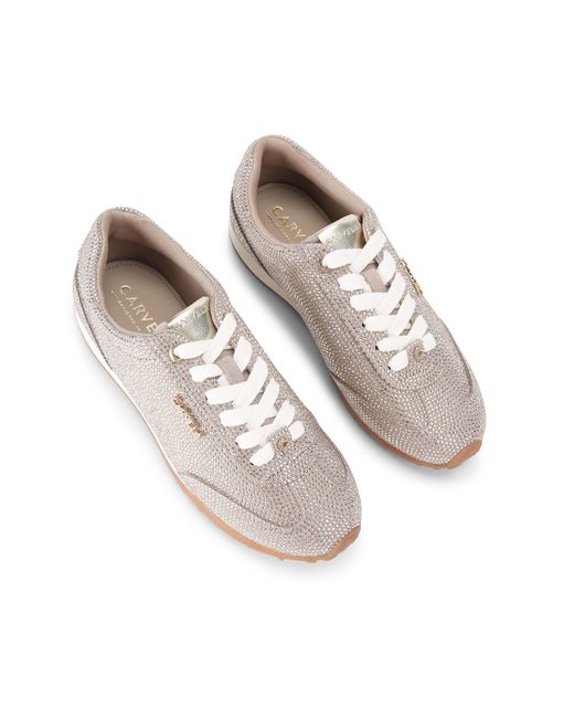 Carvela Kurt Geiger Gray Martina Sneaker Sneakers