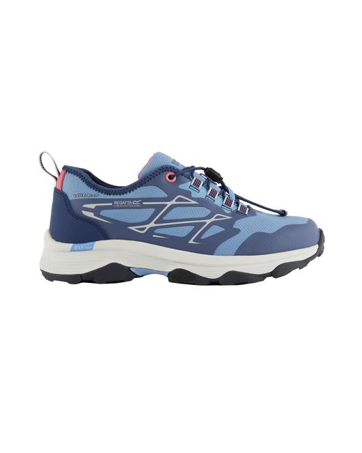 Regatta Blue Ladies Blaze Ii Waterproof Trainers (Washed Denim/Aviator)