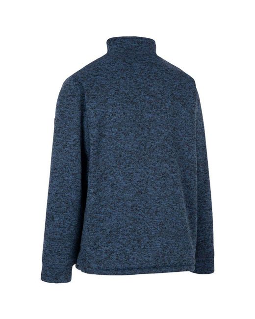Trespass Blue Ampney Marl Fleece Jacket (Smokey) for men