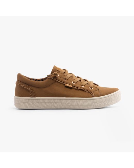 Skechers Brown Bobs B Extra Cute Ladies Sneakers Chestnut
