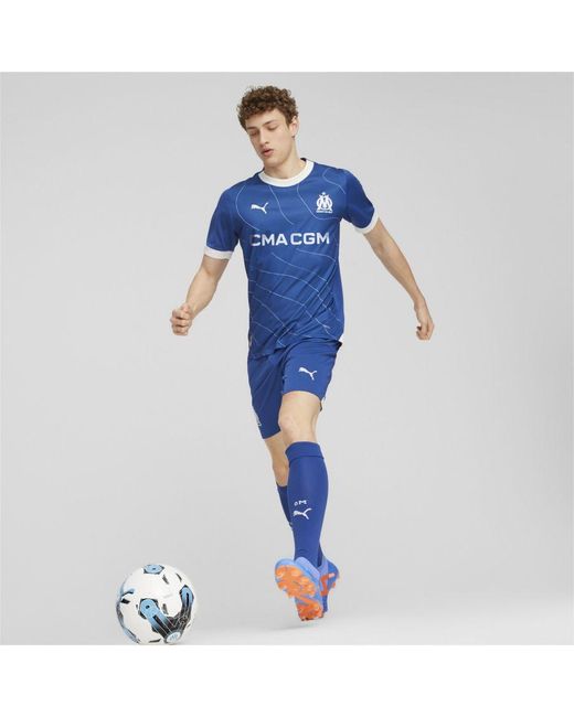 PUMA Blue Olympique De Marseille 23/24 Away Jersey for men