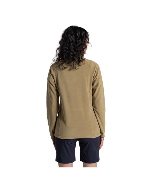 Craghoppers Green Ladies Miska Vi Half Zip Fleece (Cardamon)