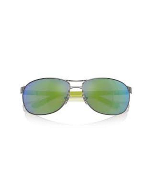 Arnette Green Bicolor Metal Sunglasses for men